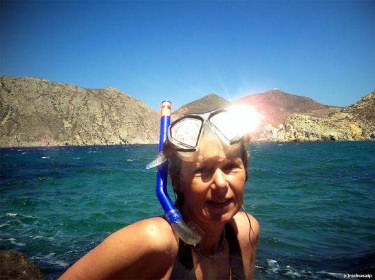 Psili Ammos, Patmos - snorkelling in a big aquarium - or almost so